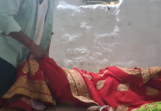 Chubby Indian bride's sultry suhagraat ignites almost deep-throat worship, hot wax drips, and wild urinate play in village heat.