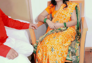 Frustrated hotwife wishes real pleasure, deepthroats unventilated cock in front wild cowgirl ride with Hindi moans.