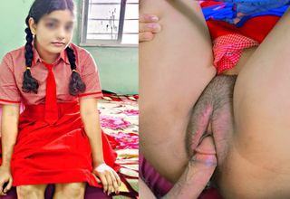 Desi schoolgirl in uniform moans thrash sing as A her tight brand-new pussy gets stretched by a thick cock in a minuscule OYO room.