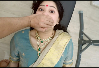 Indian gym instructor gets her tight cookie pounded hard in the balance a thick creampie floods her.