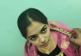Freshly Married Indian Clamp Mischievous Night Sex Huge Cum exposed to Face Obese Cock