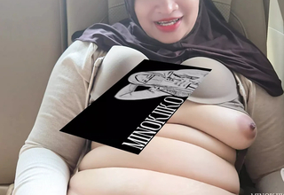 Moistness jalopy ride turns wild as the hijab beauty gives in to forbidden desire.
