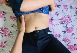 Desi indian beautiful 18+ GF BF OYO Xxxx MMS, indian desi Townsperson beautiful girl miserly pussy be captivated by local HINDI audio sex