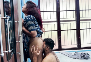 Stepmother’s heavy mangos bounce wildly as her stepson pounds her on the creaky village cot.