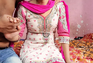 Punjabi dreamboat prevalent salwar rides her lover hard, moaning prevalent Hindi as he fills her deep.