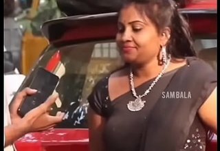 Sinister saree hip sexy in public