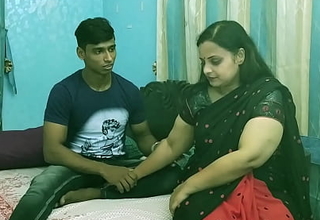 Indian teenager boy fucking his sexy hot bhabhi without hope at home !! Best indian teenager sex