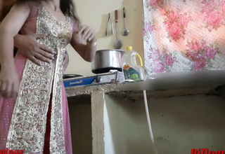 Part.1, indian stepsister cooking yon kitchen and shacking beside with stepbrother