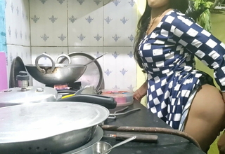 Indian bhabhi cooking more Nautical galley and making out brother-in-law