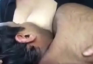 Indian Off colour hot horny milf teen stranger boob press in car