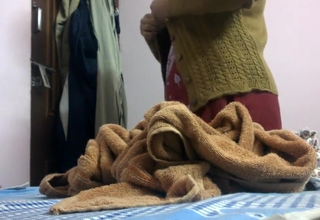 Indian Desi Aunty Changing Clothes