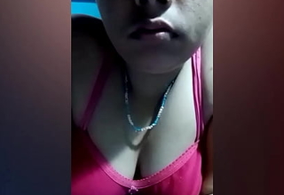 indian girl exhibiting a resemblance big boobs