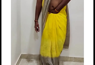 Indian housewife ID card in saree added to moaning