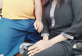 Indian stepbrother together with stepsister fucking. Blowjob with cum in pussy