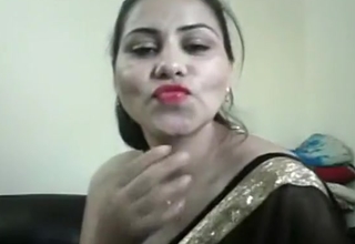 Indian Bhabhi With reference to Sari Livecam Show