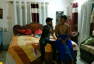 Desi hot big boobs girlfriend shared and hardcore fuck!! Hindi threesome sex