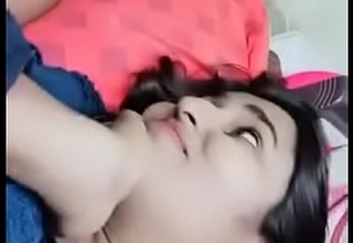 Swathi naidu getting smooched by her boyfriend