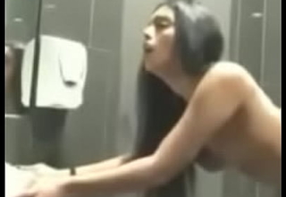 Indian girlfriend fucked doggystyle in mention toilet