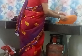 Desi Bengali desi Municipal Indian Bhabi Kitchen Sex In Red Saree ( Official Video By Localsex31)