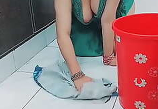 Desi indian Maid Small-minded Brassiere Small-minded Thong Seducing Boss Be fitting of Money With Marked Hindi Voice