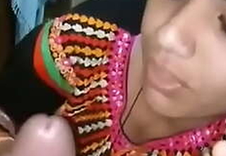 Indian wife giving blowjob