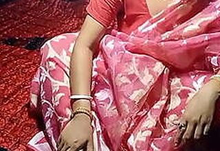 Red Saree Bengali Wife Fucked Apart from Hardcore (Official videotape Apart from Localsex31)