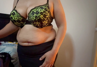 Debilitating My Sexy Bra, Thong and Dress - Milky Boobs and Butt Teasing 4K 60FPS