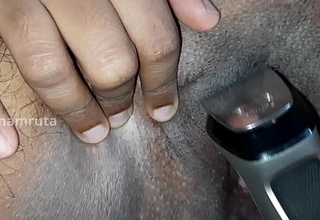 Indian Desi Nice Bhabhi's Hairy Pussy and Ass Shaved By Her Lover After 6 Months