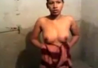 Indian GF Uncovered In Shower