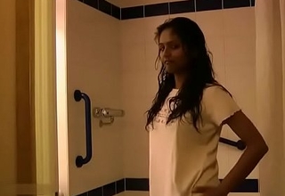 Indian College Girl Divya Taking Shower Fingering Her Virgin Pussy