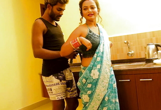 SEXY DIRTY BHABI Gender WITH HER DEBORJI IN Kitchenette ROOM