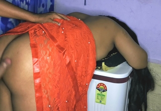 Indian Hawt Stepmom Got Fucked While Cleaning Raiment Nigh Clear Hindi Audio
