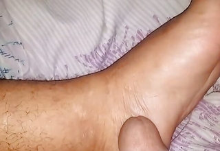 Mother-in-law asked to be massaged while playing with her pussy