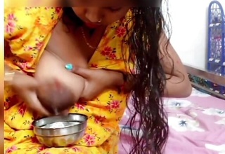 Milk Desi girl Tits Covetous of Nipple give milk