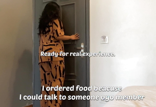 Beautiful Indian teen girl corrupting Oyo hotel staff real sex experience