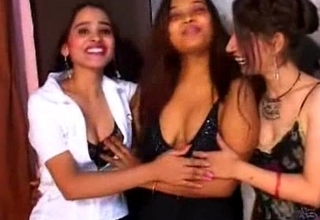 sexy indian girls threesome with hindi audio