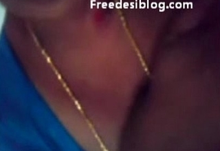 South Indian Aunty Diffidently Shows Her Boobs