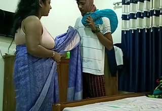 Hot Indian Bhabhi Mating about Naughty Boy! Desi Hard-core Mating