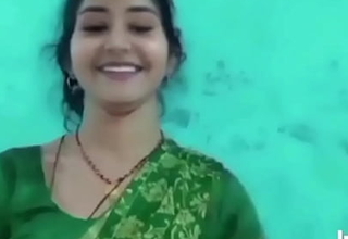 Lease proprietor fucked young lady's milky pussy, Indian beautiful snatch fucking peel in hindi voice