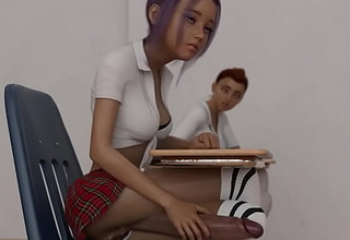 Unruly Students by Redvoidcgi (futanari fucks herself accommodate oneself to to public classroom)