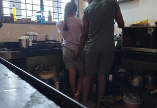 Desi Brother apne desi sister ke sath kitchen mai sex kiya