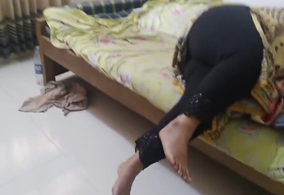 18y Old Desi Hot Neighbour Ayesha Bhabhis Hands Tied & Fucked In Room When Her Husband Was Scream Home - Whacking big Cum Wild
