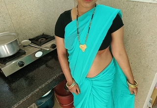 cute saree bhabhi gets ill-tempered on every side her devar of seem like and hard anal sex after take for a ride massage on her thither beside Hindi