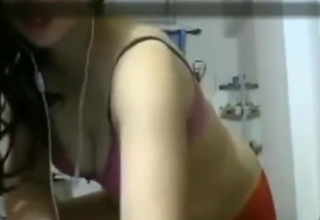 Indian aunty - having teasing fun on webcam