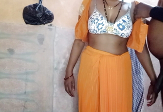 Brother-in-law fucked neighbor's sister-in-law by wearing timid saree