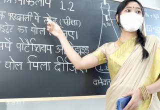 Desi Beautiful Teacher teaching Sex Lessons ( Hindi Dramatics )