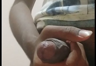 Indian boy cuming