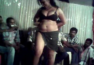 Telugu aunty dance show in public
