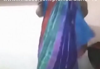 Indian Saree Striping  Bhabhi