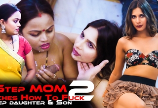 Desi Indian Step-Mom teaches How to Fuck with Step Son and Step Daughter Loyalty 2 ( Step Family Threesome )